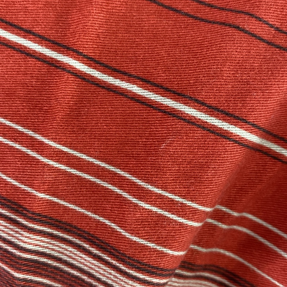 Brick red striped cargo shorts - Picture 7 of 17
